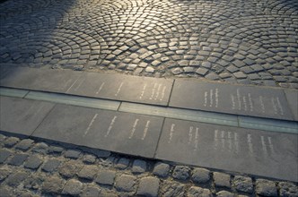 ENGLAND, London, "The Greenwich Meridian line, 0° longitude dividing eastern and western