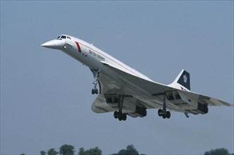 TRANSPORT, Air, Concorde, British Airways Concorde Landing