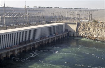 EGYPT, Aswan, Aswan high dam.