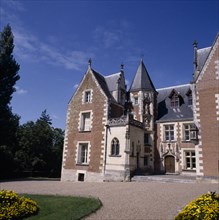 FRANCE, Indre et Loire, Amboise, Le Clos Luce House home of Leonardo da Vinci.