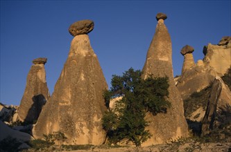 TURKEY, Cappadocia, Tufa rock formations