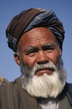 PAKISTAN, Baluchistan, Quetta  , Head and shoulders portrait of elderly man