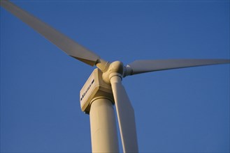 POWER, Alternative, Wind, Wind turbine at wind farm in Yorkshire.