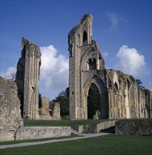 ENGLAND, Somerset, Glastonbury, Abbey Ruins