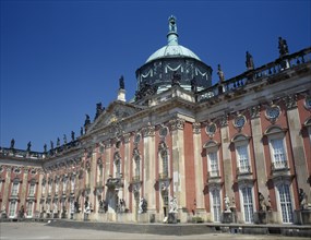 GERMANY, Potsdam, Sanssouci, The New Palace facade