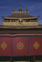 CHINA, Tibet, Lhasa , Jokhang Temple Detail