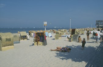 GERMANY,  , Kiel, Baltic Beach Scene