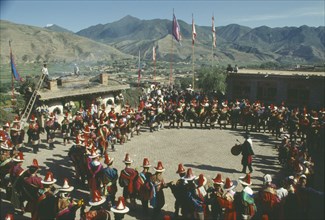 CHINA , Qinghai, Tongren, Tongren Tibetan Festival