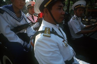 VIETNAM, Military, "Soldiers at the 20th Anniversary parade commemorating the liberation of Saigon.
