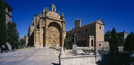 SPAIN, Castilla Y Leon , Salamanca , "Iglesia-Convento de San Esteban, exterior view."