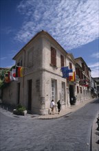 FRANCE, Bouche du Rhone, Arles, Exterior of the Hotel de Europe