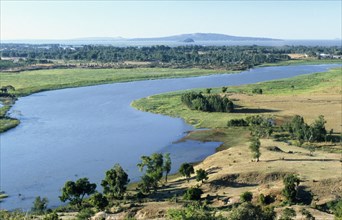 ETHIOPIA, Lake Tana, "View over lake, the source of the Blue Nile."