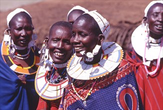 KENYA, Tribal People, Maasai women
