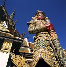 THAILAND, Bangkok, Demon statue
