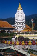 MALAYSIA, Penang, Kek Lok Si Temple, "General view of temple complex and Ban Po, the Pagoda of a