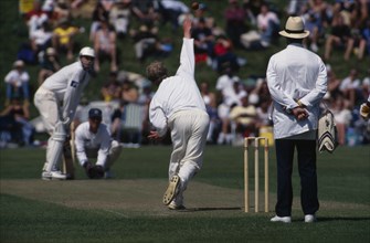 10128795 SPORT  Ball Games Cricket  New Zealand Bowler