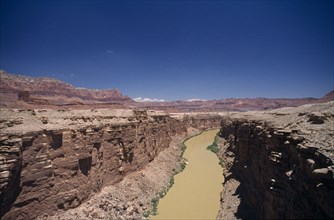 USA, Arizona, Colorado River, View from Navajo bridge