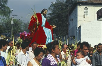 EL SALVADOR, San Salvador, Palm Sunday procession