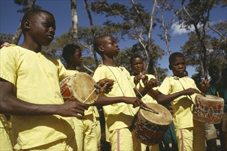 TANZANIA, Music, Ngomas drummers.