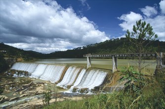 VIETNAM, Dalat, One of the Ankroet Lakes which are part of the hydro electric scheme in the