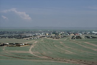 MONGOLIA, Karakorum, View over Ghengis Khans ancient capital