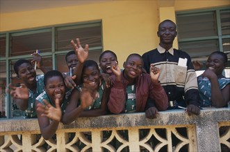 GHANA, Jipara, Students at St Francis school