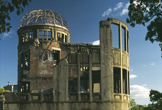 JAPAN, Honshu, Hiroshima, View of the A Bomb Dome