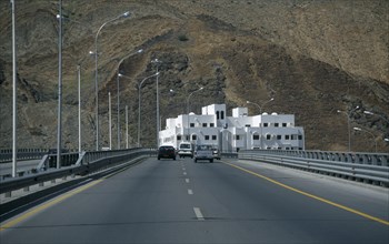 OMAN, Transport, Traffic on duel carriageway.