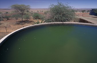 NAMIBIA, Damaraland, Water reservoir