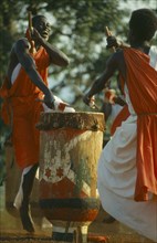 BURUNDI, Gishoro, Traditional drummers