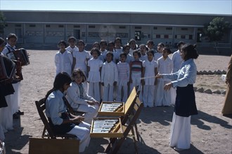 UAE, Music, Girls school orchestra.