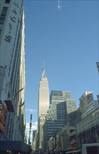 USA, New York, Manhattan, Empire State building seen from 35th street