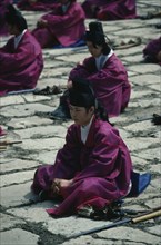 SOUTH KOREA, Seoul, Chongmyo Confucian rites.
