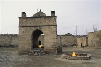 AZERBAIJAN, Apsheron Peninsula, Surakhany, Ateshgyakh Zorastrian fire worshippers temple dating