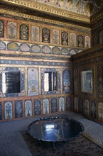 TURKEY, Istanbul, Topkapi Palace.  Interior of dining room of Ahmet III.