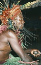 CAMEROON, Witchcraft, Bamileke witch doctor.
