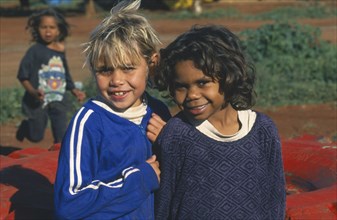 AUSTRALIA, Western Australia, Children, Wongi kids from Ningarria Aboriginal community