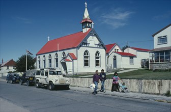 FALKLAND ISLANDS, Port Stanley, St Marys Roman Catholic Church.