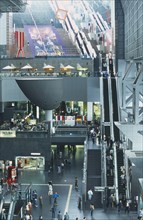 JAPAN, Honshu, Kyoto, Interior view of Kyoto Station