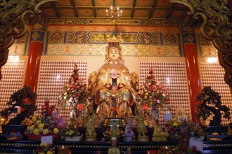 MALAYSIA, Kuala Lumpur, Chinatown, Shrine at a Chinese Temple