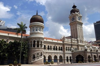 MALAYSIA, Kuala Lumpur, Sultan Abdul Samad Building with clocktower which houses the Supreme Court