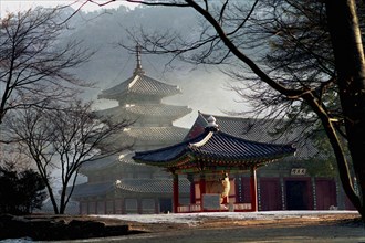 SOUTH KOREA, Songnisan National Park, Popchusa, View of the Temple that dates from 553AD