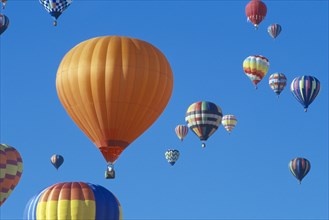 USA, New Mexico, Albuquerque, Annual hot air balloon fiesta