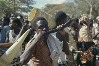 TANZANIA, Festivals, Ngomas dancers and musicians.
