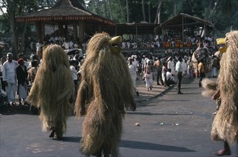 SRI LANKA, Kandy, Perahera annual festival procession and the parade of Lion Masqueraders