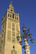 SPAIN, Andalucia, Seville, La Giralda bell tower