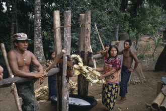PANAMA, People, Embera Indians.