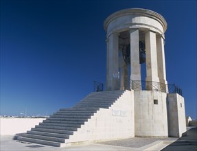 MALTA, Valletta, Siege Bell Monument commemorating victims of WW2 siege of Malta.