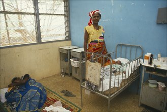 GHANA, Euchi, Women and their babies in a ward of the local hospital