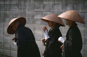 JAPAN, General, Three Zen Buddhist monks